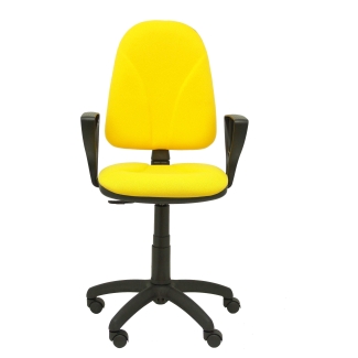 Algarra bali yellow chair fixed arms