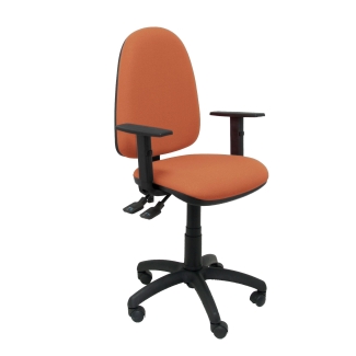 Tribaldos brown chair with adjustable armrests