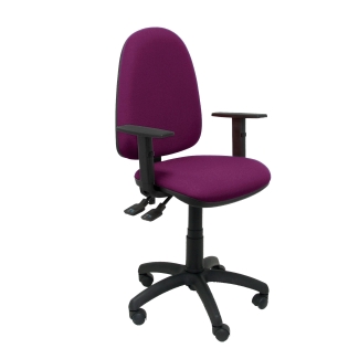 Tribaldos purple chair with adjustable armrests