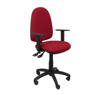 Tribaldos chair with adjustable armrests garnet