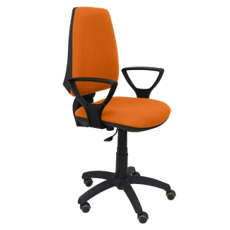 Elche CP bali orange chair arms fixed wheels parquet