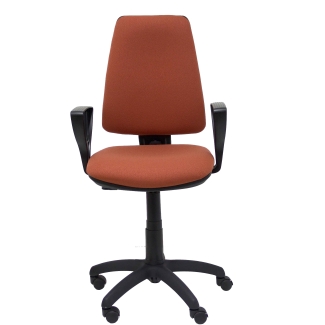 Elche CP bali brown chair fixed arms
