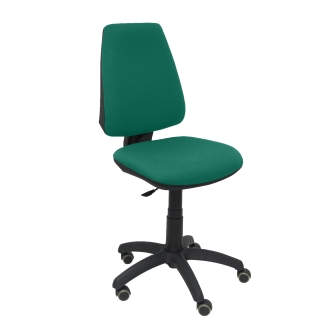 Elche CP bali green chair wheels parquet