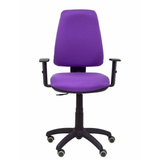 CP Elche chair adjustable arms bali lila wheels parquet
