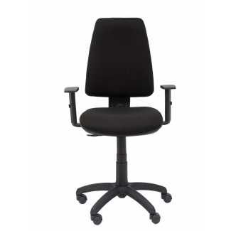 CP Elche chair adjustable arms black colored bali