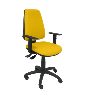 Chair Elche S BALI yellow adjustable arms
