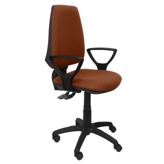 Elche S bali brown chair fixed arms