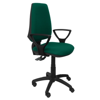 Elche S bali green chair fixed arms
