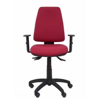 Elche S chair adjustable arms maroon bali