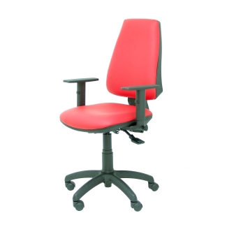Elche sincronizada cadeira similpiel vermelho