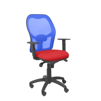 Jorquera malha assento da cadeira bali azul vermelho