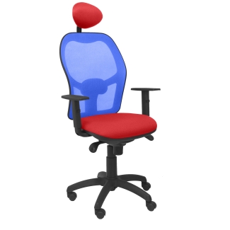 Chair Jorquera mesh blue red bali seat fixed headboard