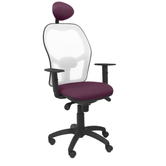 Jorquera mesh chair seat bali white purple fixed headboard