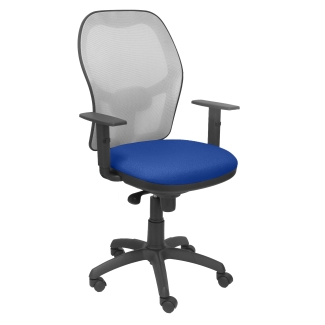 Jorquera mesh chair seat gray blue BALI
