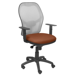 Jorquera mesh chair seat gray brown bali
