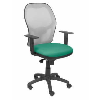 Jorquera mesh chair seat gray green bali