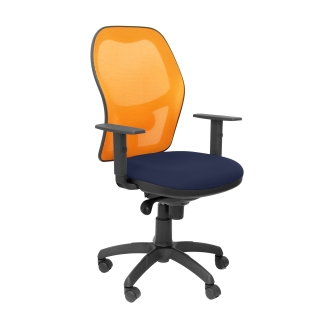 Jorquera mesh chair seat orange bali navy