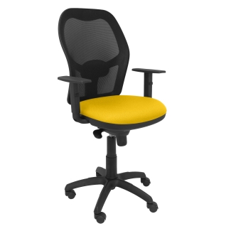 Jorquera mesh chair seat black bali yellow