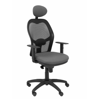 Jorquera mesh chair seat black bali medium gray fixed headboard
