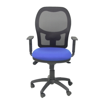 Jorquera mesh chair seat black blue bali