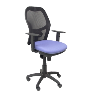 Jorquera mesh chair seat black light blue