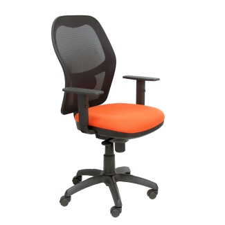 Jorquera mesh chair seat orange black bali