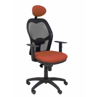 Jorquera mesh chair seat black brown bali fixed headboard