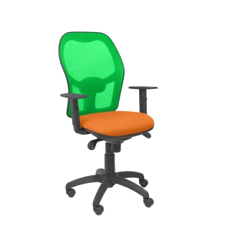 Jorquera malha assento da cadeira verde bali laranja