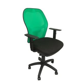 Jorquera malha assento da cadeira bali preto verde