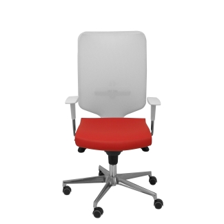 Ossa chair white red similpiel
