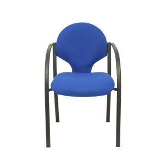 Hellin Pack 2 chairs black blue chassis bali