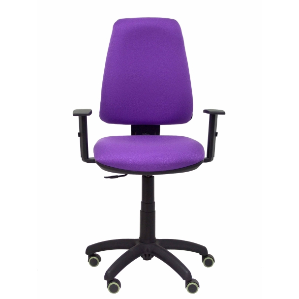 CP Elche chair adjustable arms bali lila wheels parquet