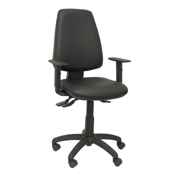 cadeira Elche sincronizada com o braço ajustável similpiel preto