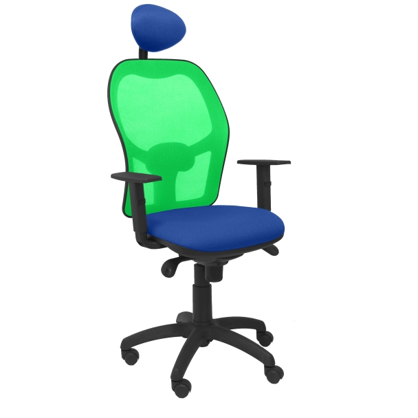 Jorquera malha assento da cadeira bali cabeceira verde azul fixo