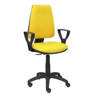 Elche CP bali yellow chair fixed arms