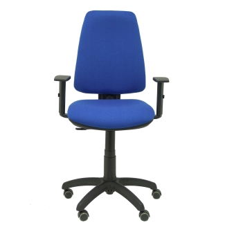 Elche CP bali blue chair arms adjustable wheels parquet