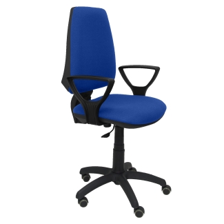 Elche CP bali blue chair arms fixed wheels parquet