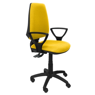 Chair Elche S BALI yellow fixed arms