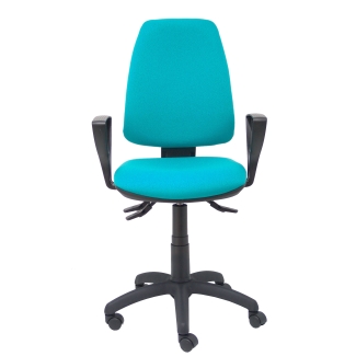 Elche S chair clear green bali fixed arms