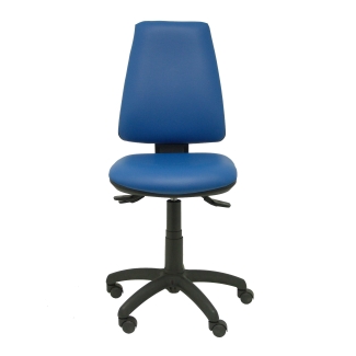 Elche sincronizada cadeira similpiel azul