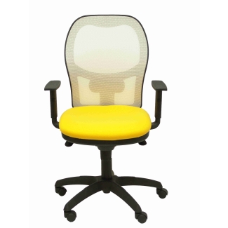 Jorquera mesh chair seat bali white yellow