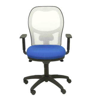 Jorquera malha assento da cadeira Bali White azul