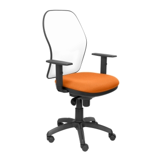 Jorquera mesh chair seat Bali white orange