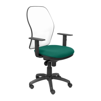 Jorquera mesh chair seat white green bali