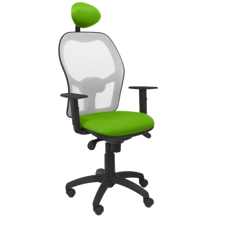 Jorquera malha assento da cadeira cinza cabeceira verde bali pistache fixo
