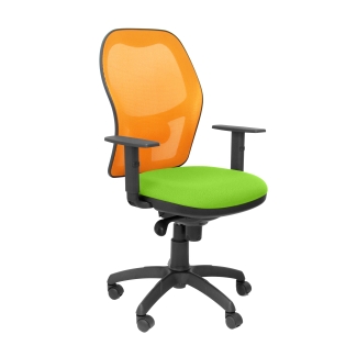 laranja assento da cadeira malha verde Jorquera bali pistache
