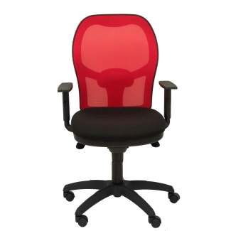 Jorquera mesh chair seat red black bali