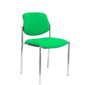 Villalgordo cadeira fixa chassi cromo bali verde