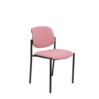 Villalgordo fixed chair pink black chassis bali