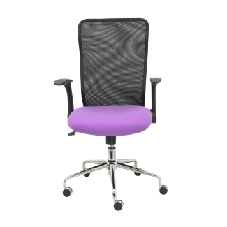 Minaya mesh chair seat backrest black bali lila
